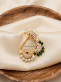 Handmade nath with American dimond setting stone