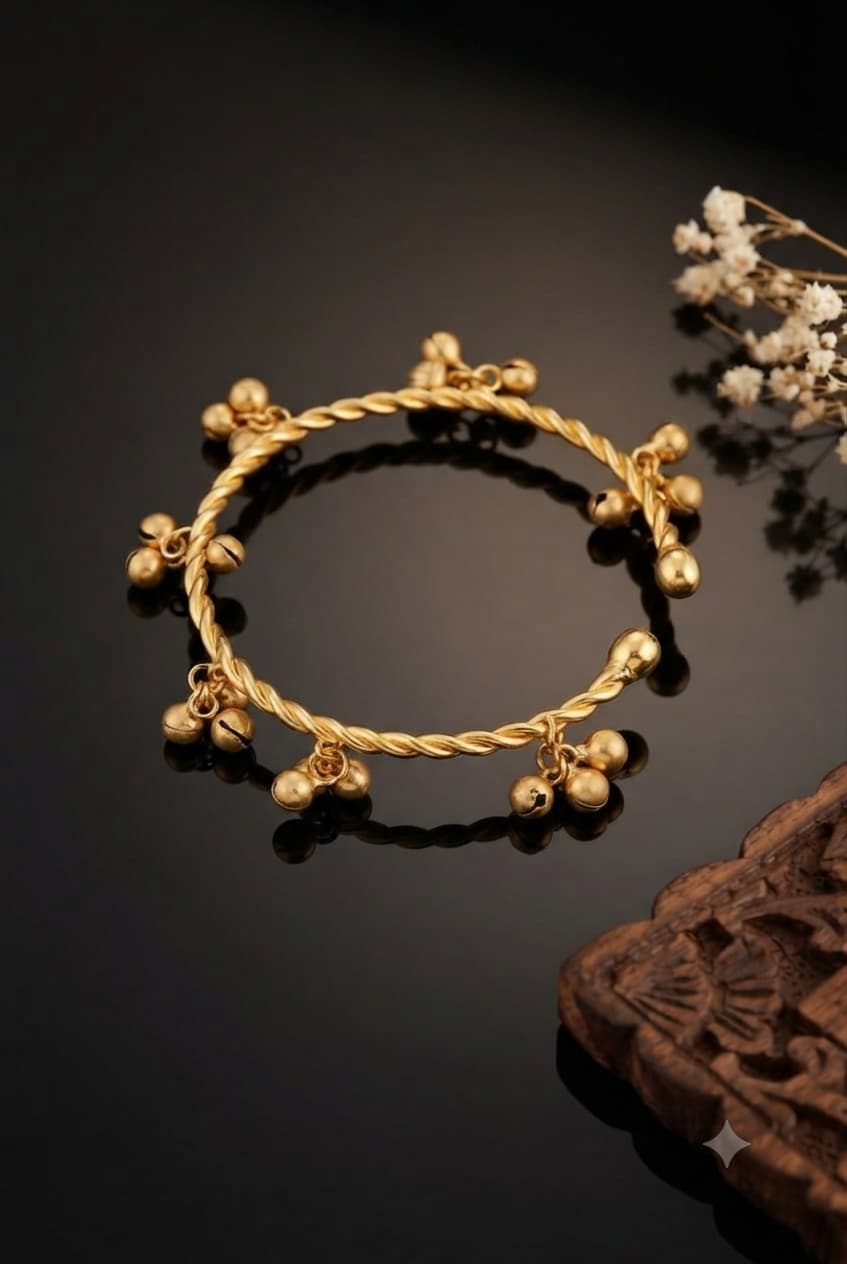 Pure brass ghungroo bracelates